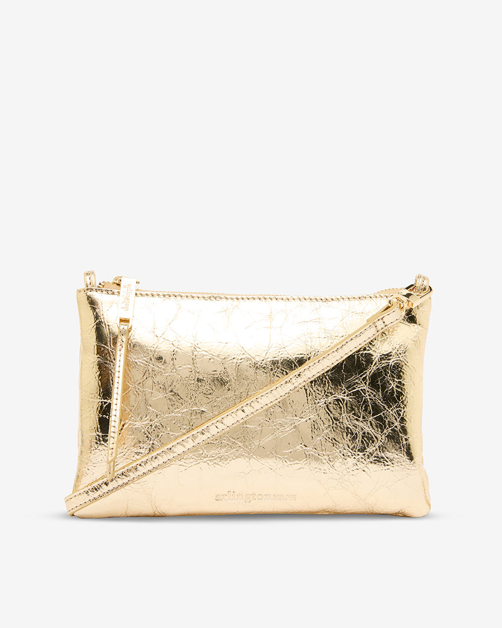 Arlington Milne Molly Crossbody - Gold Crinkle