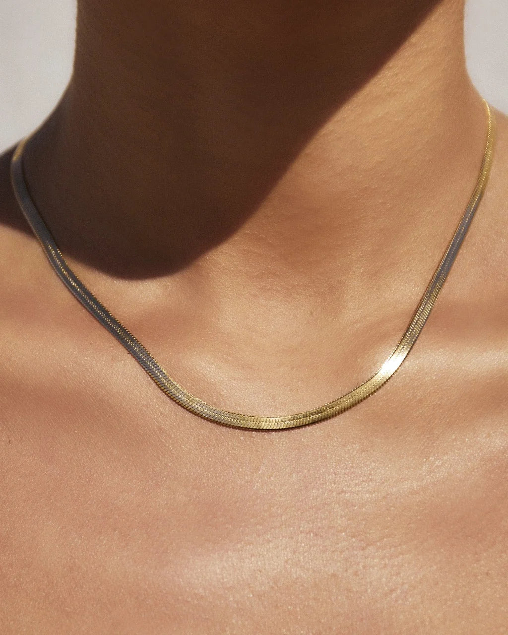 Arms Of Eve Sylvia Gold Snake Chain Necklace