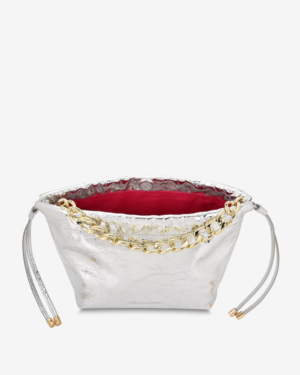 Arlington Milne Martha Petite Bag - Silver Crinkle