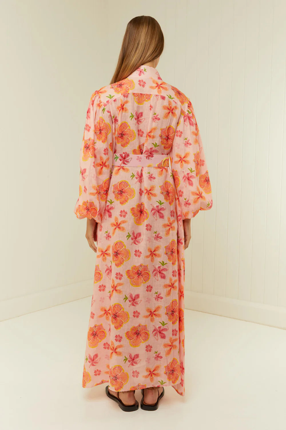 Palm Noosa Noddy Dress Spanish Hibicus