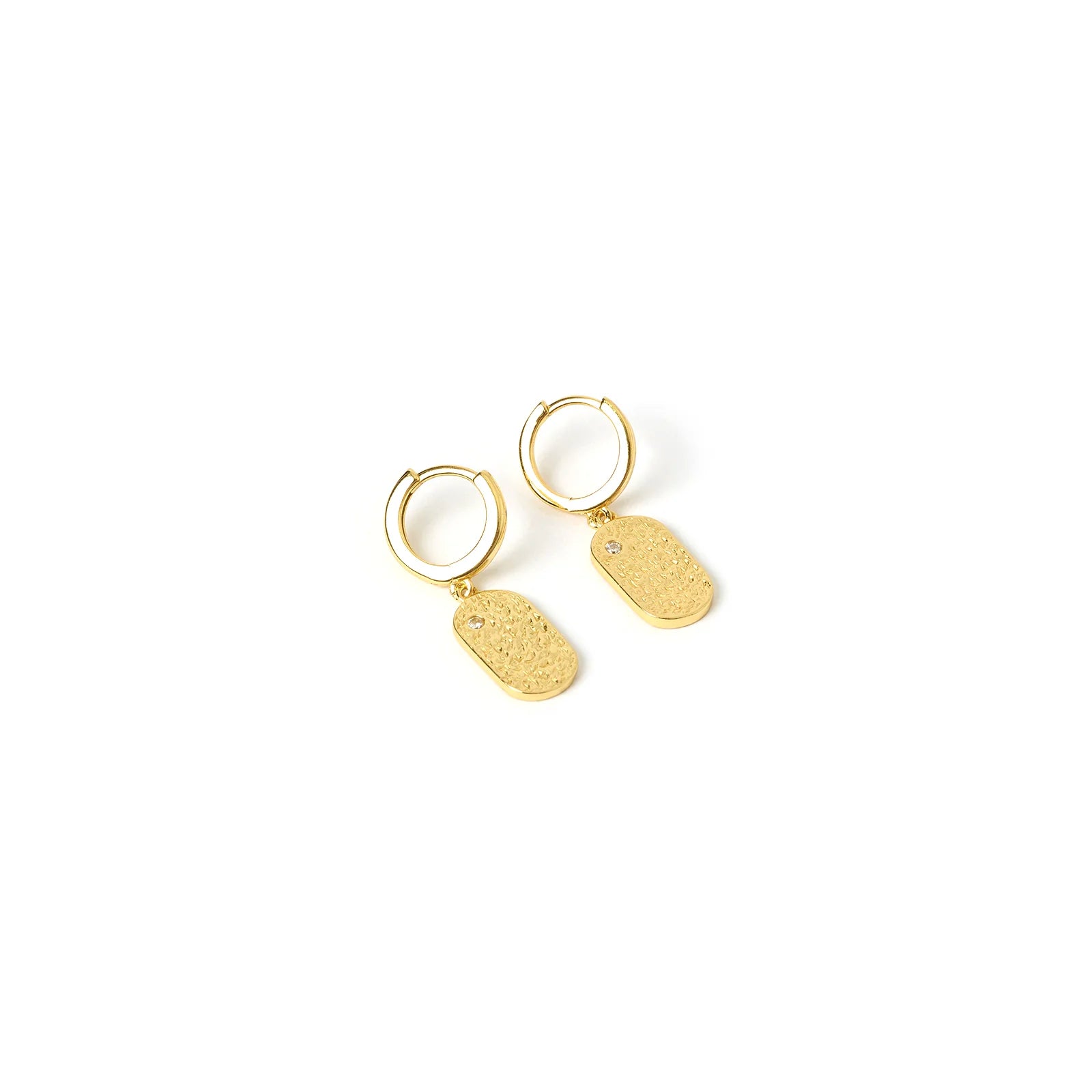 Arms of Eve Mendoza Gold Huggie Earrings