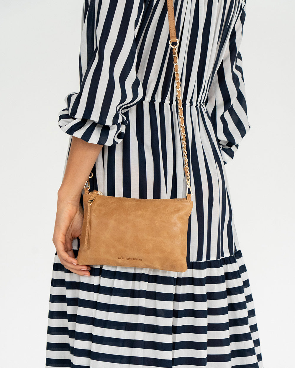 Arlington Milne Molly Crossbody - Vintage Tan