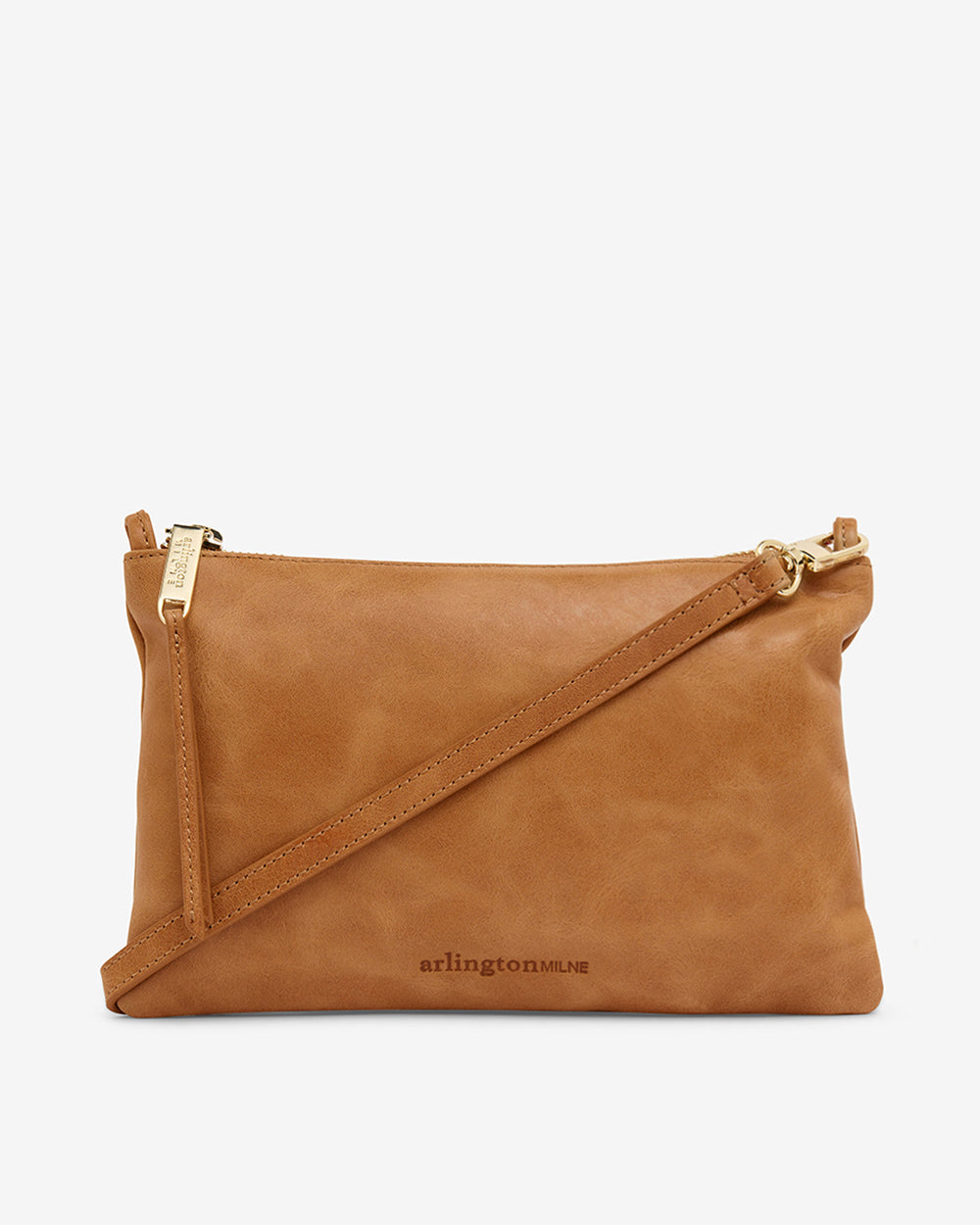 Arlington Milne Molly Crossbody - Vintage Tan
