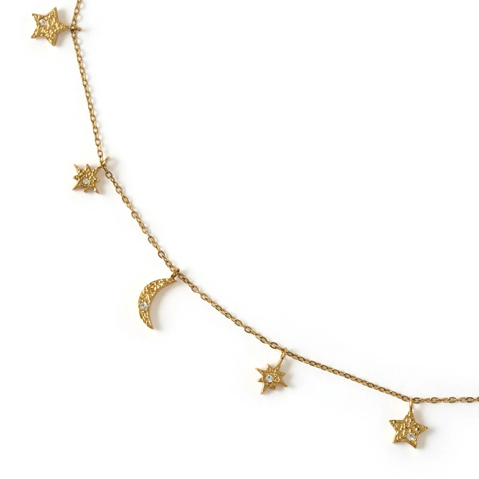 Arms of Eve Moondust Gold Charm Necklace