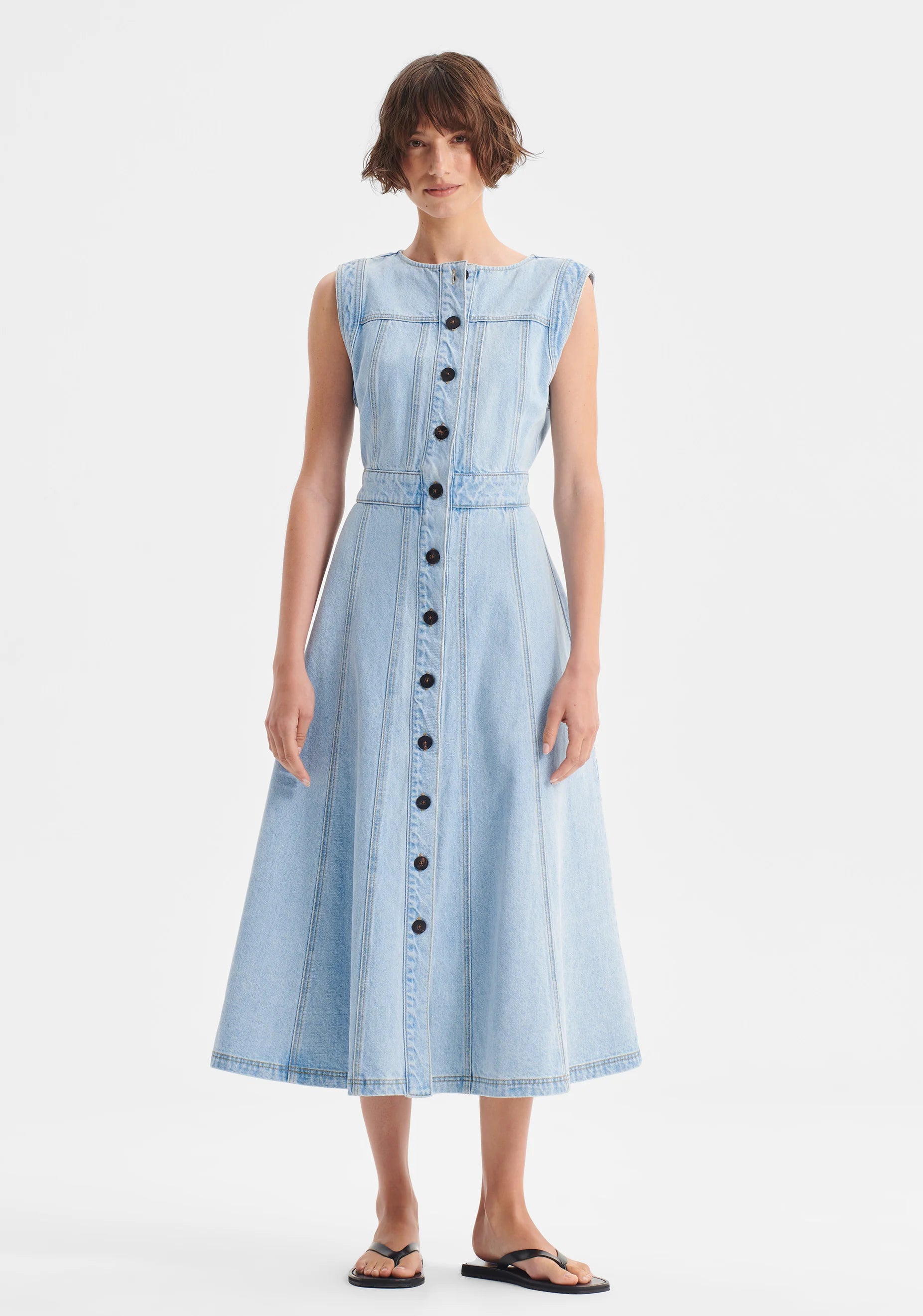 Morrison Hudson Denim Midi Dress