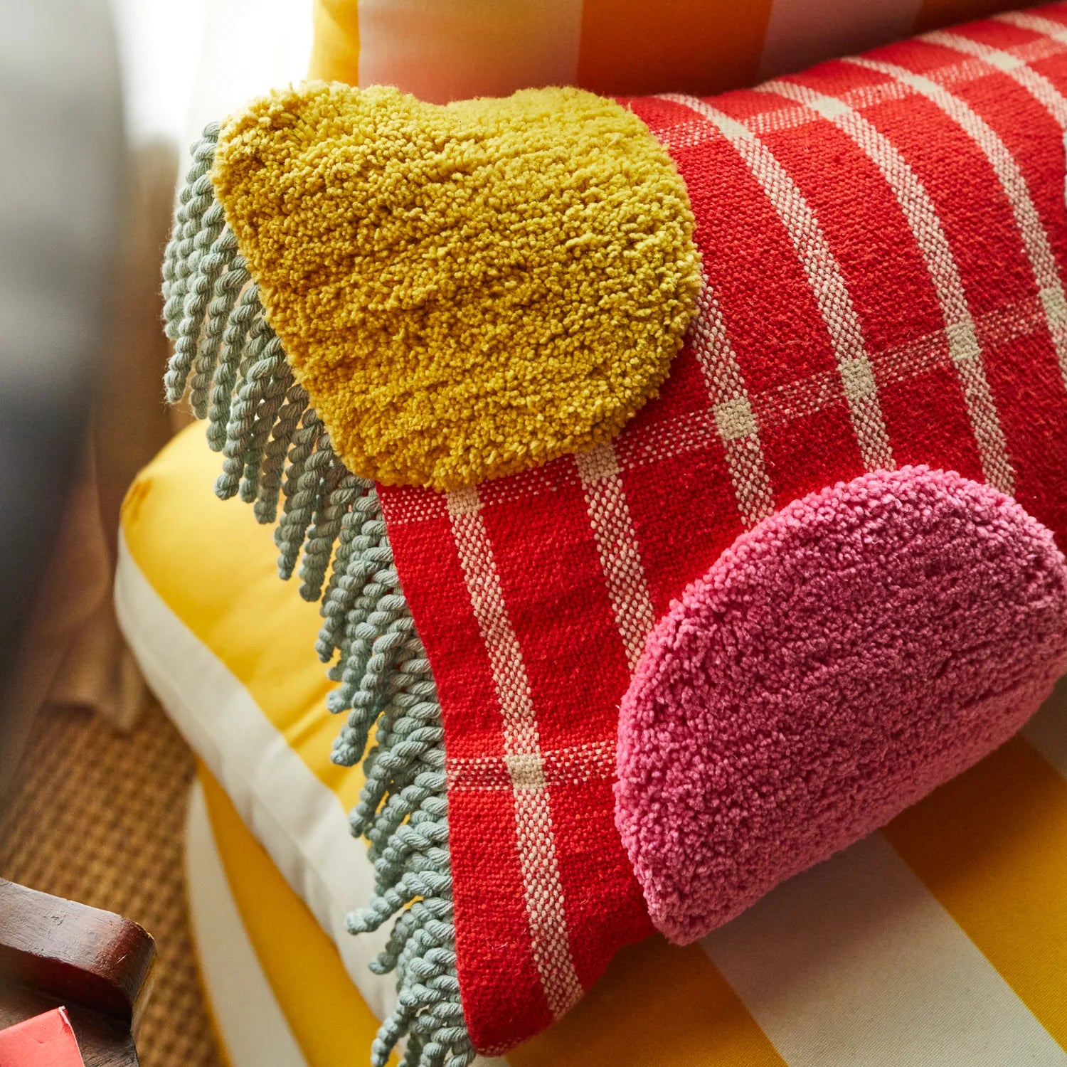 Sage x Clare Remi Tufted Cushion