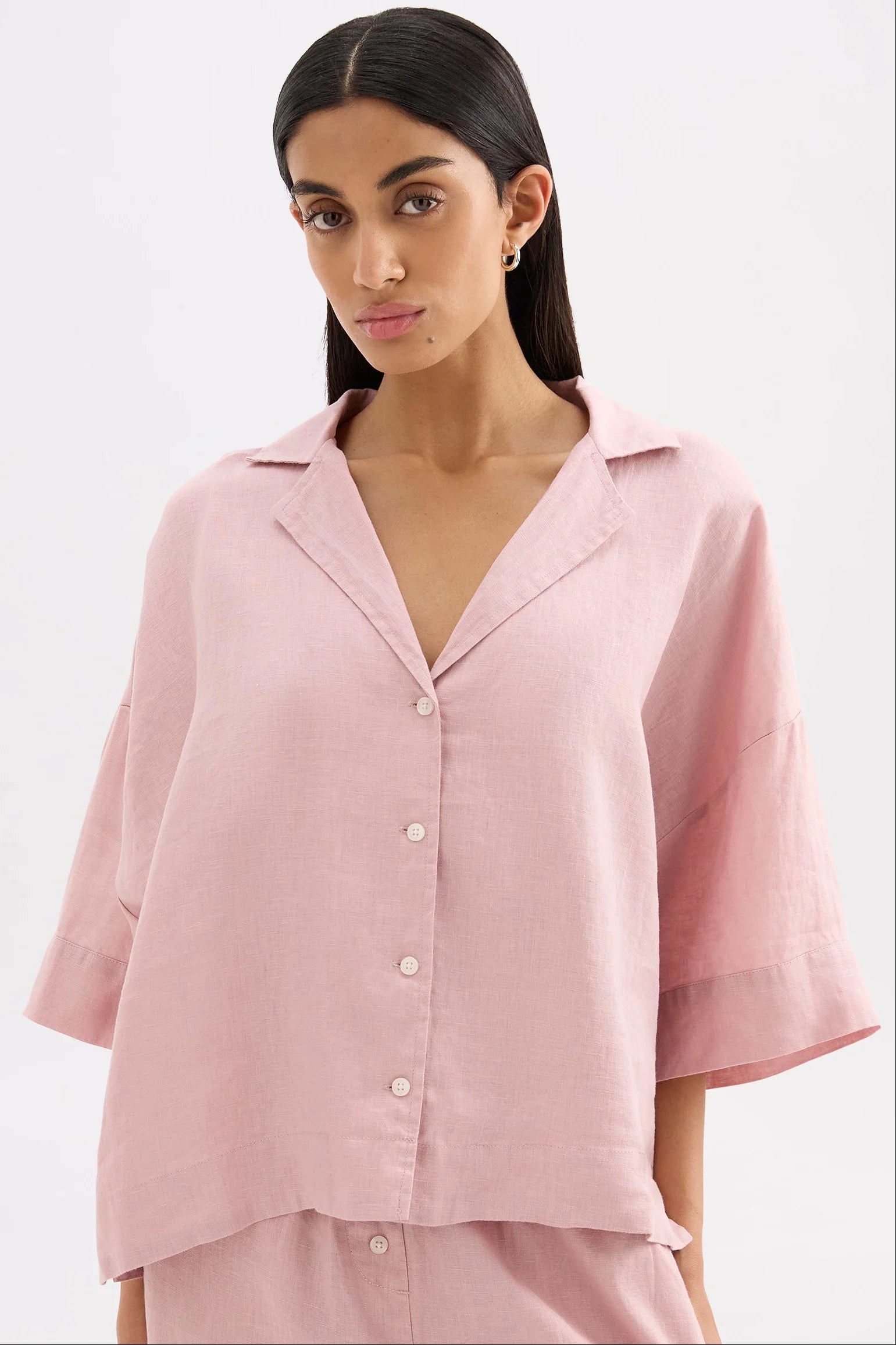 Nude Lucy Lounge Linen Shirt