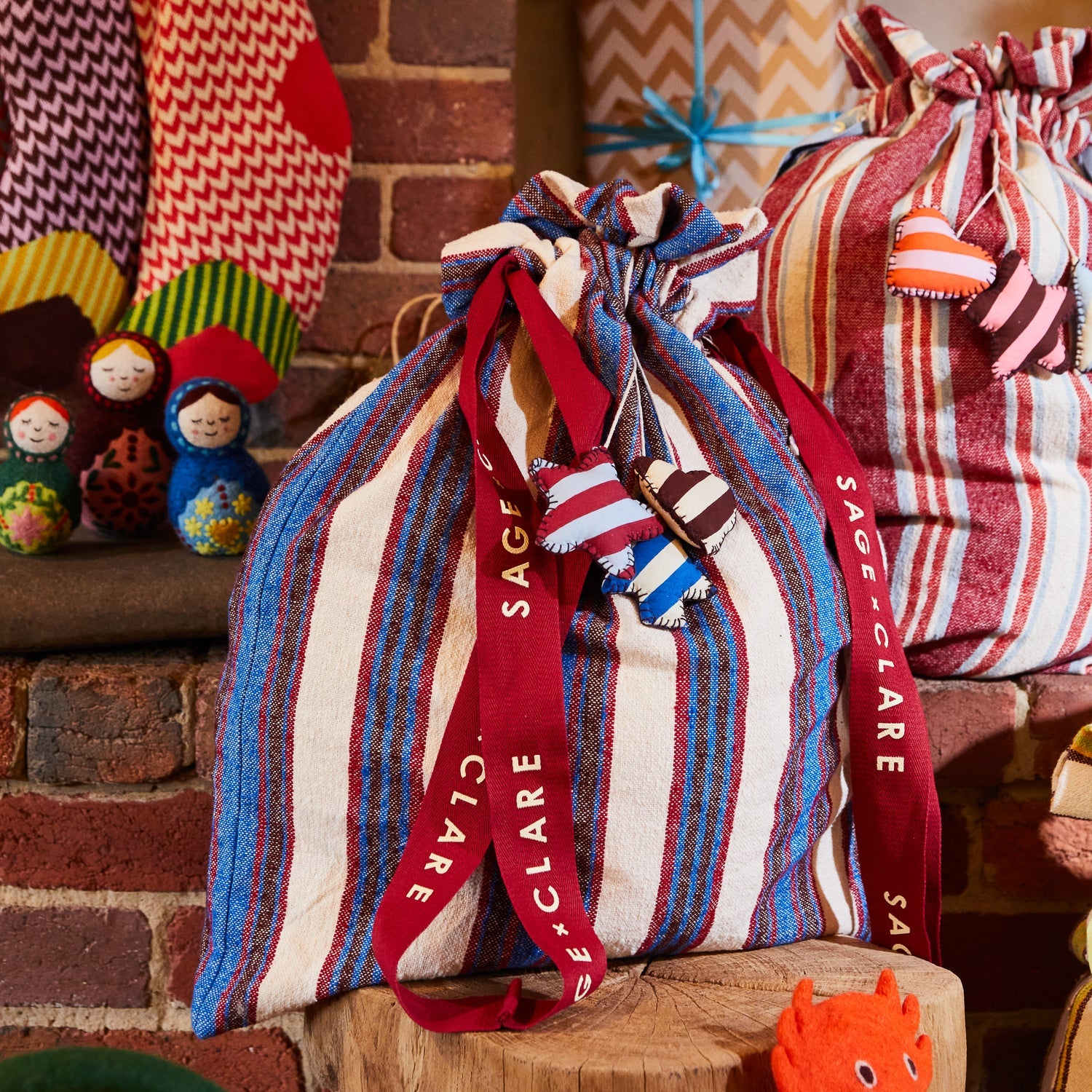 Sage x Clare Selene Santa Sack