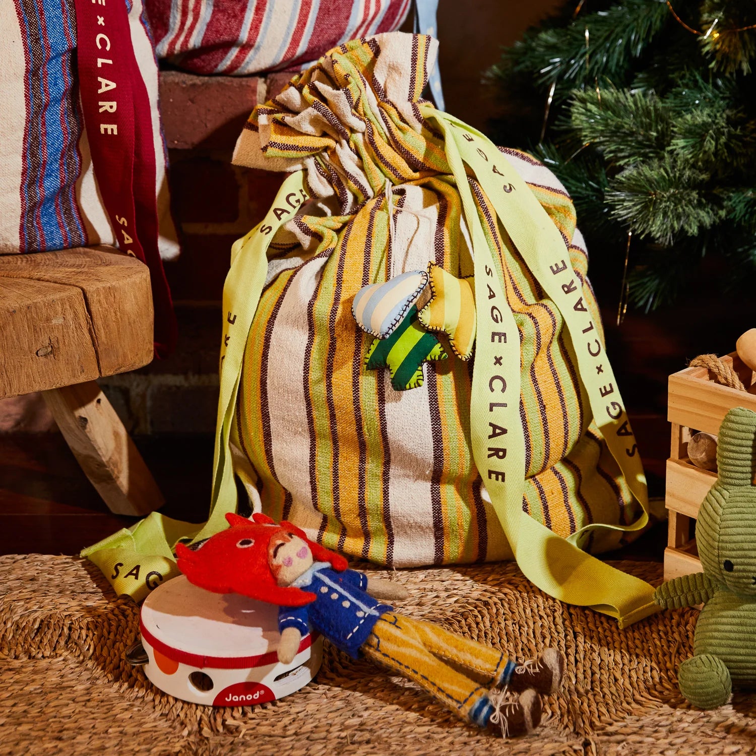 Sage x Clare Selene Santa Sack