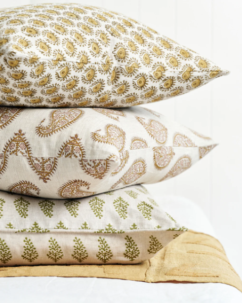 Walter G Paisley Petal Linen Cushion