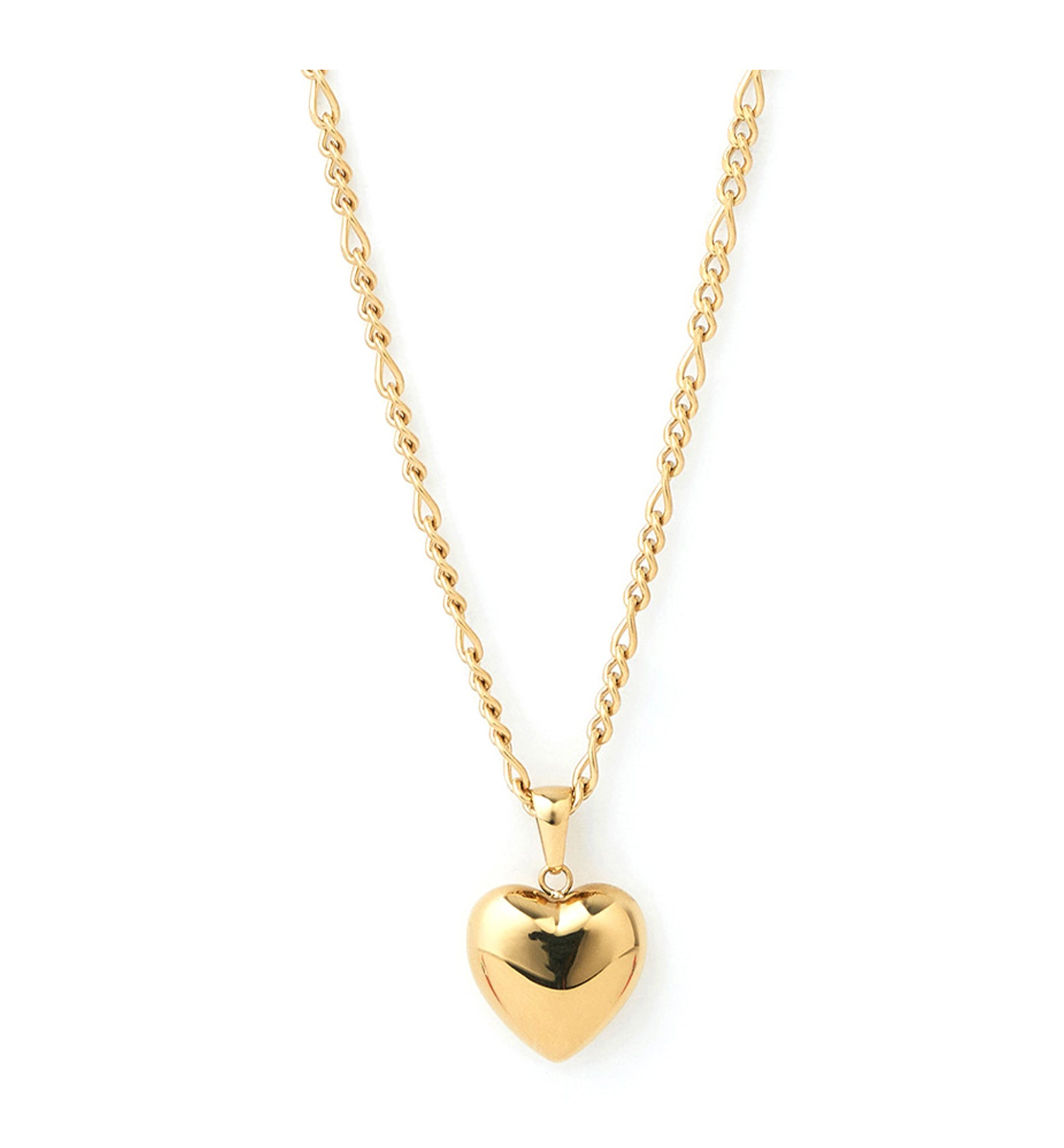 Rose Heart Gold Necklace