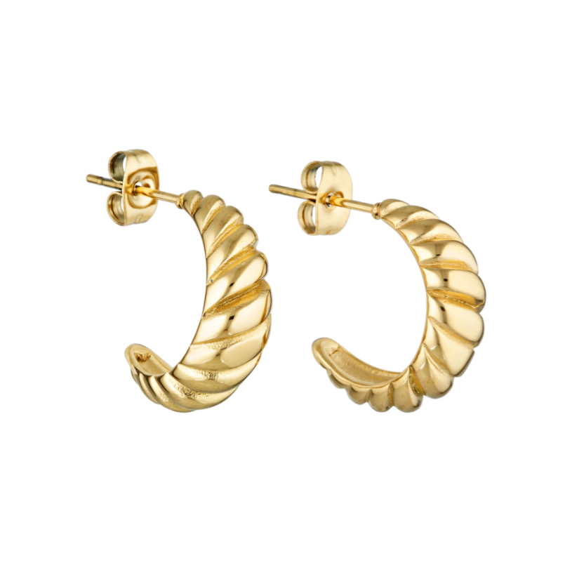 Porter Croissant Earrings 20mm