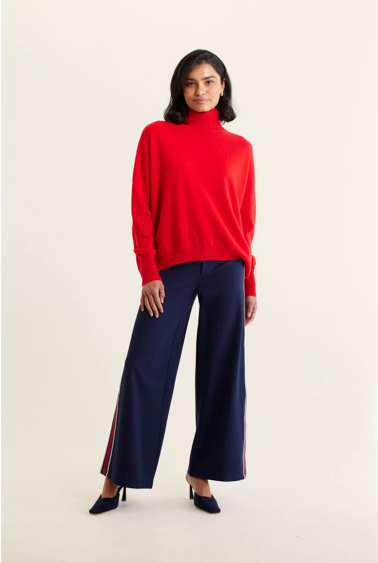 Alessandra A Polo Bay Sweater