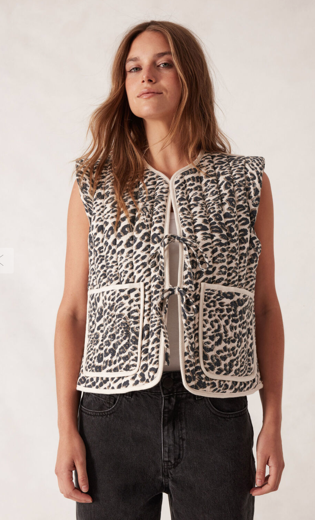 Ceres Tie Quilted Vest