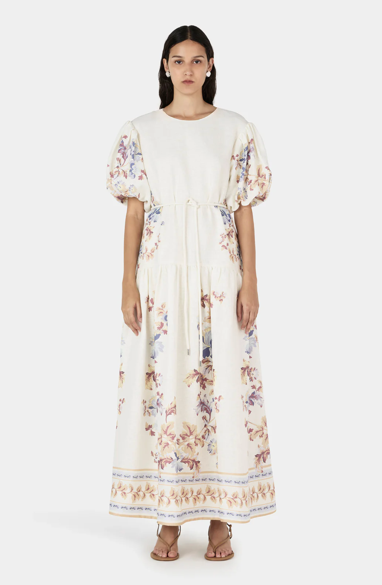 hansen and gretel linen dress Introducing the Hansen & Gretel Pepper Maxi Dress in Golden Nectar. Crafted from a luxurious linen fabrication and adorned in an eye catching spliced floral print, this piece is made for sun-drenched