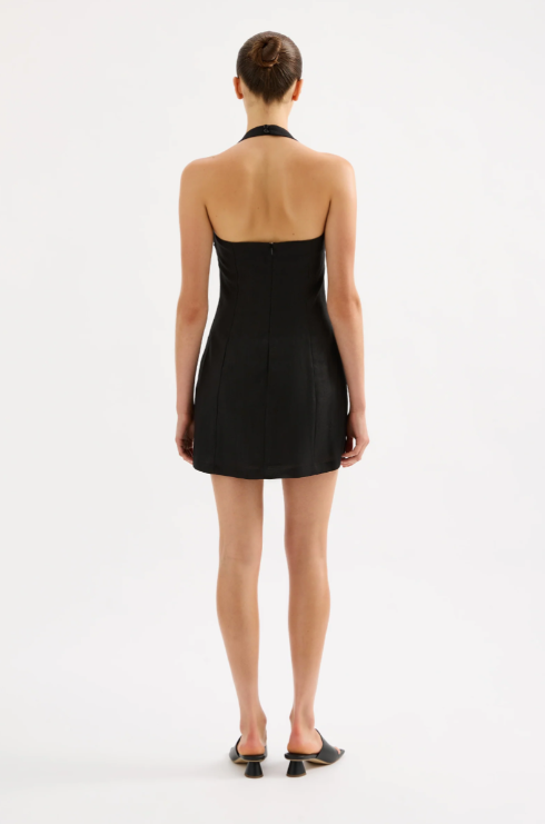 Nude Lucy Reyes Linen Mini Dress