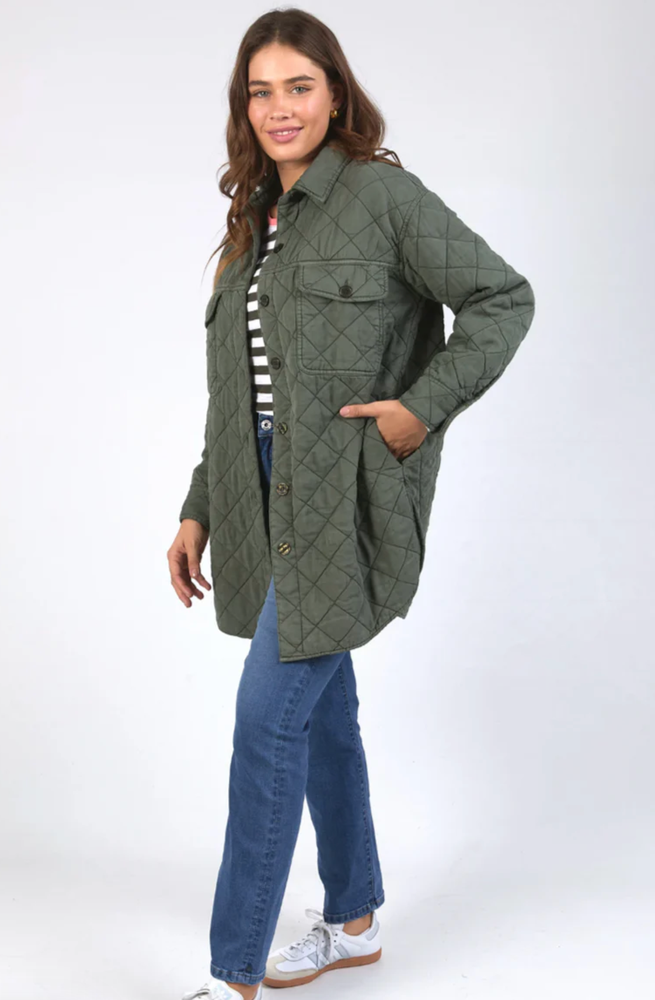 Elm Katie Quilted Shacket