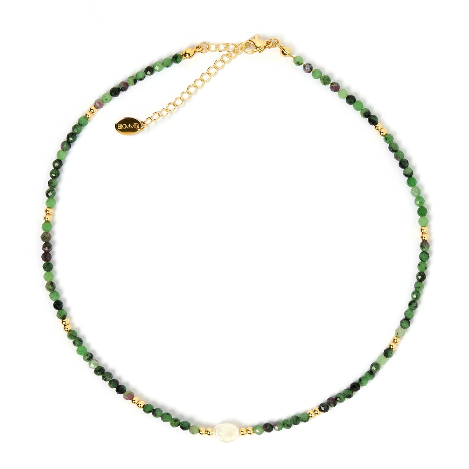 Arms Of Eve Mila Gemstone and Pearl Chocker