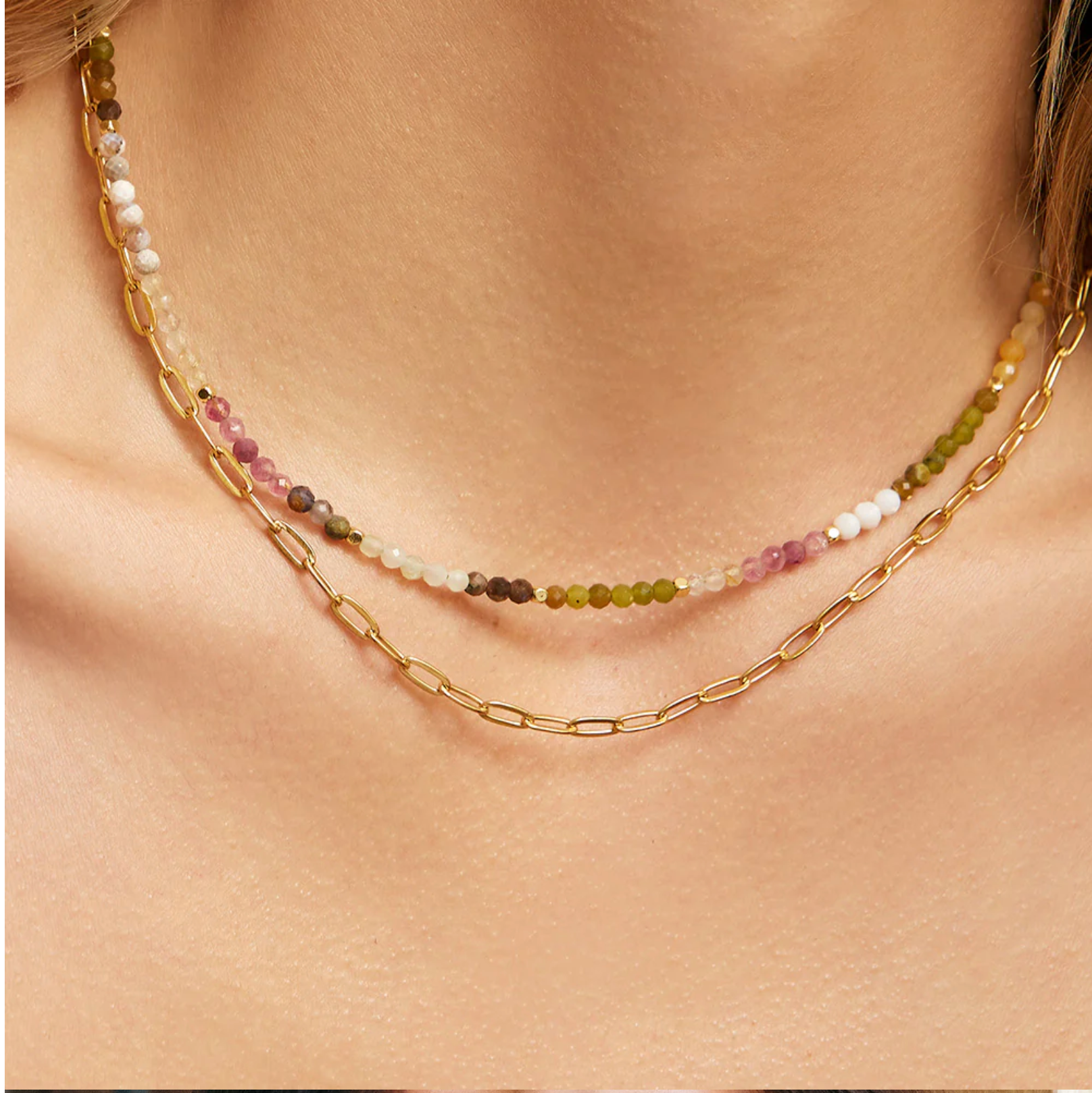 Arms Of Eve Saffron Gemstone Necklace