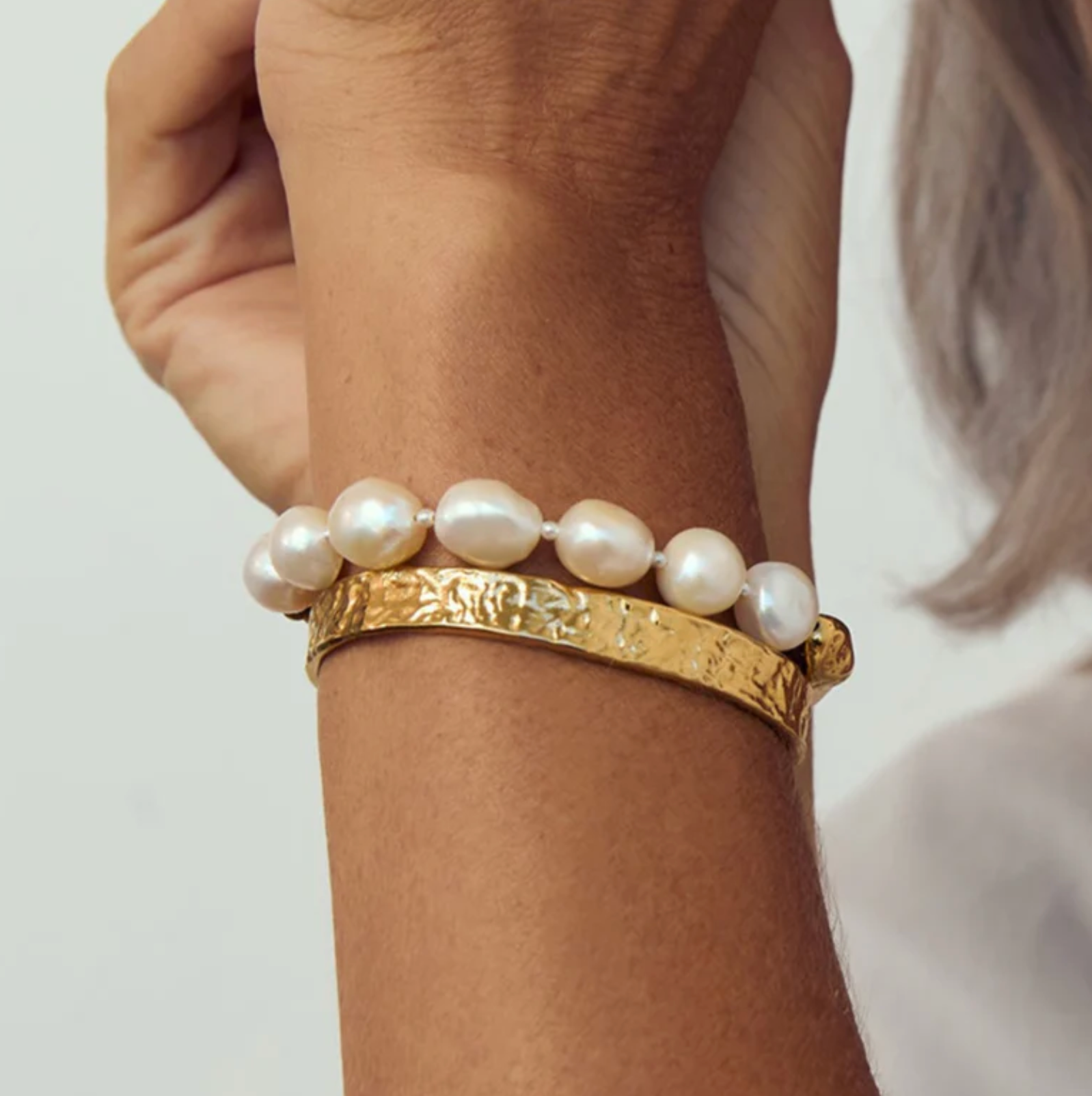 Arms of Eve Olivia Gold Cuff Bracelet