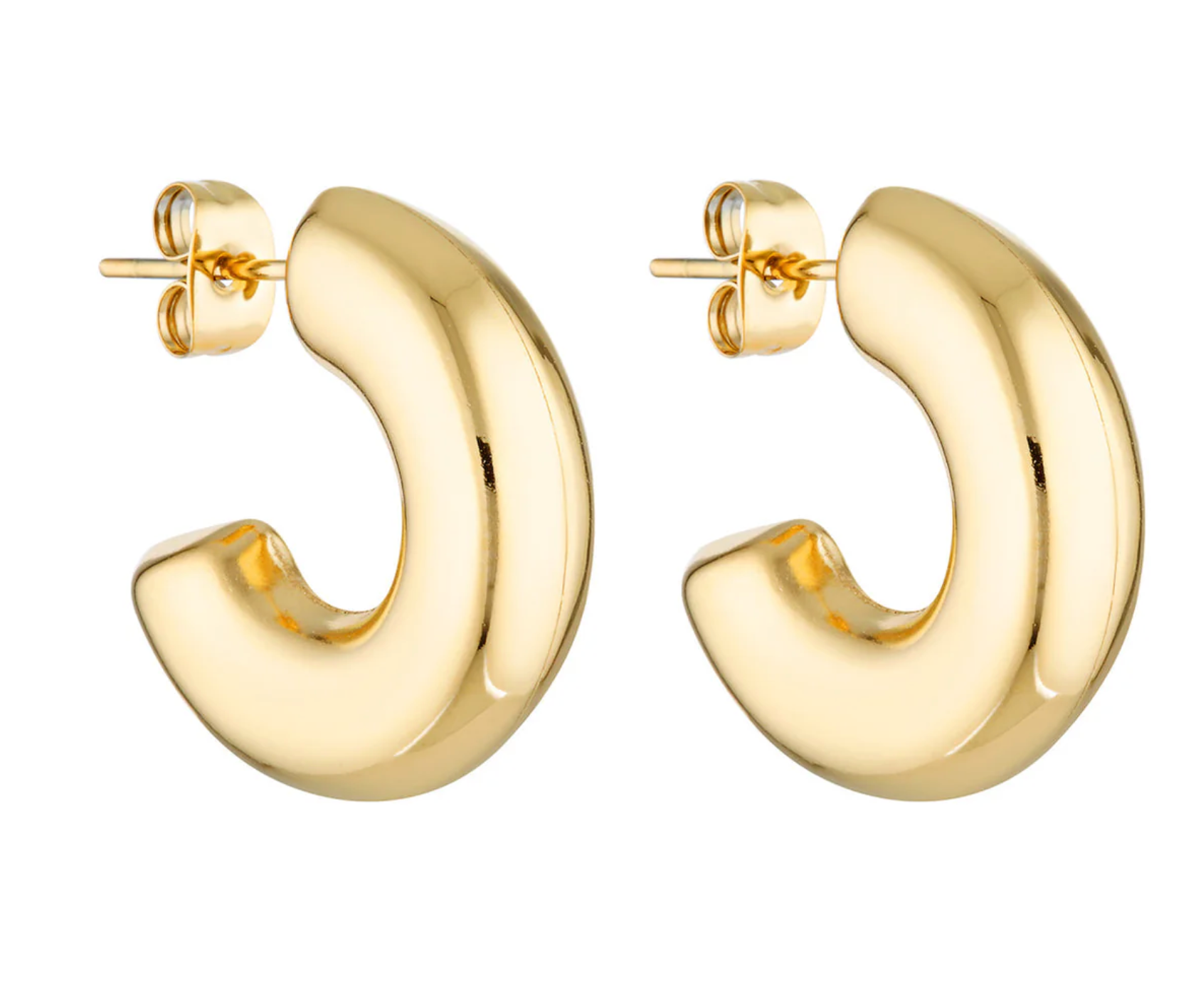 Porter Medium Chubby Hoops