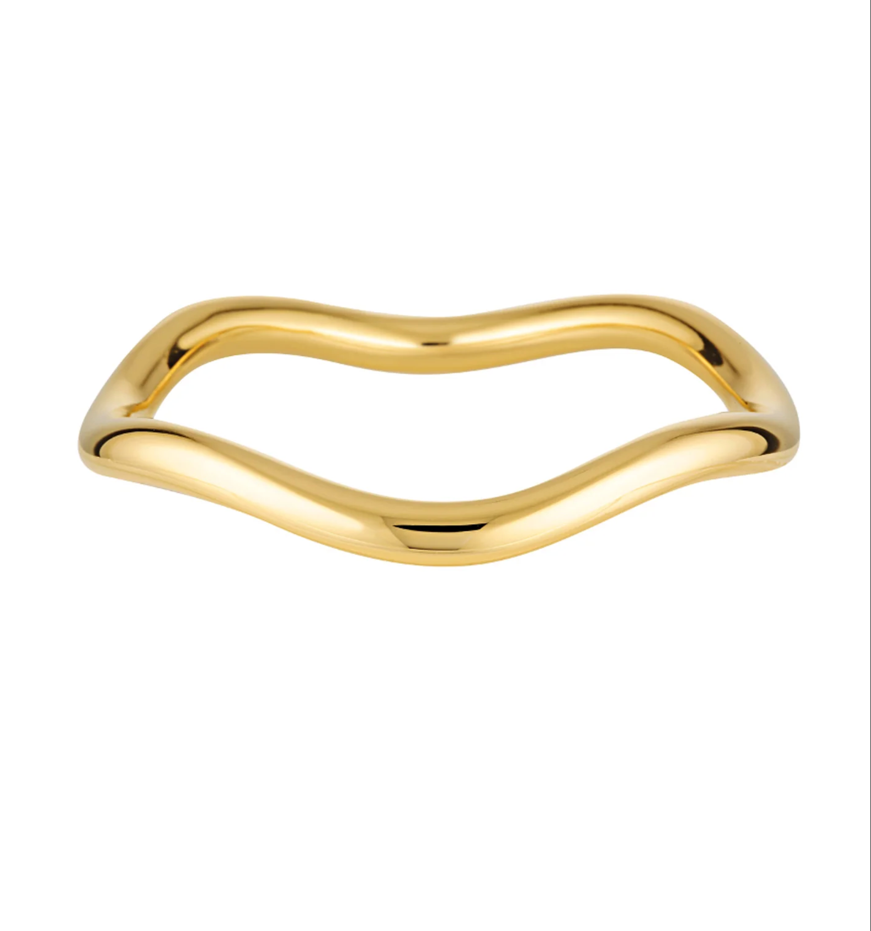 Porter Chubby Wave Bangle Gold