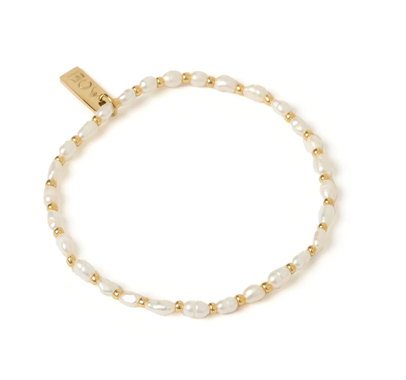 Arms Of Eve Amber Pearl & Gold Bracelet