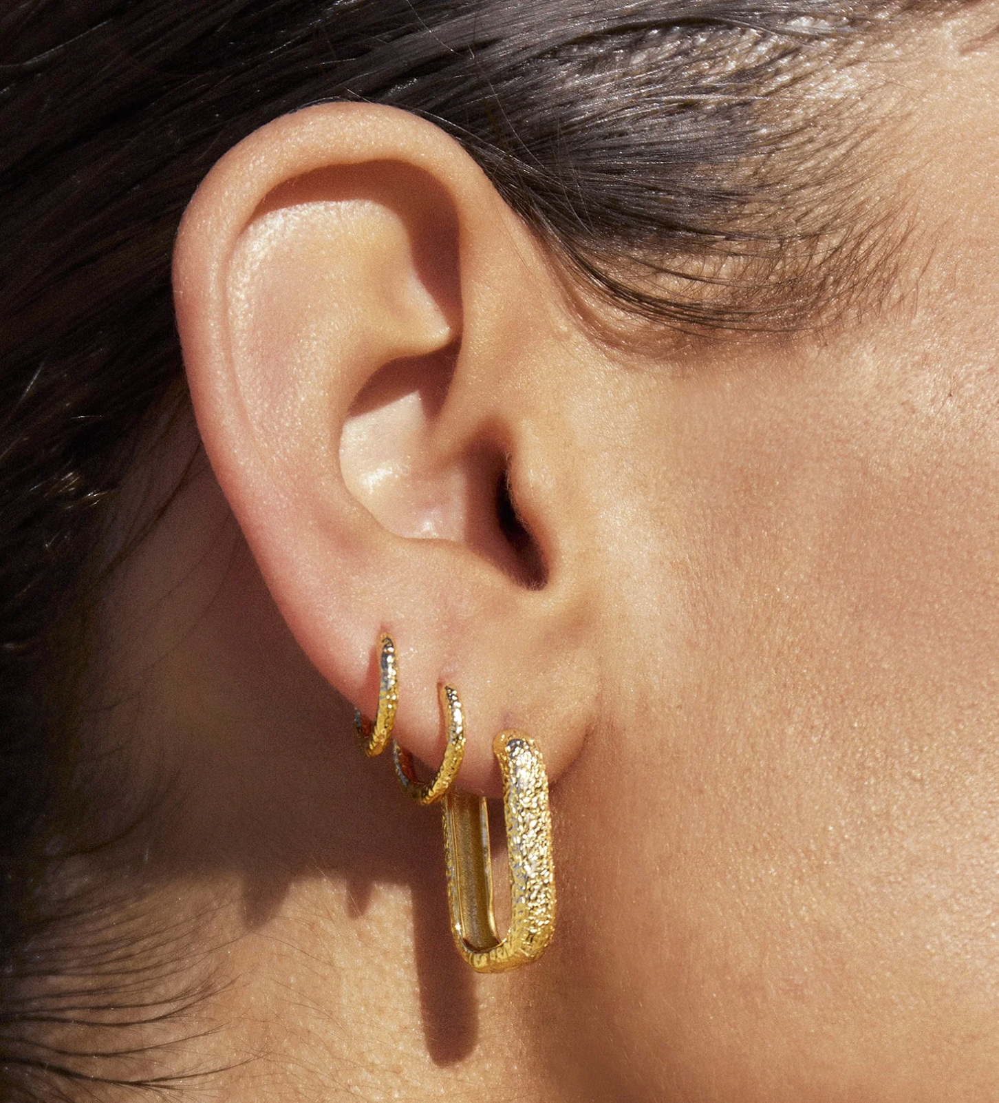 Arms Of Eve Farrah Gold Link Earrings
