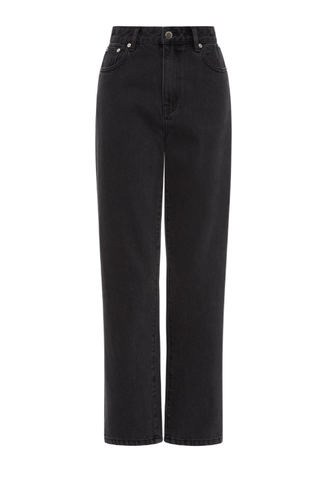 Nude Lucy Organic Straight Leg Jean Vintage Black