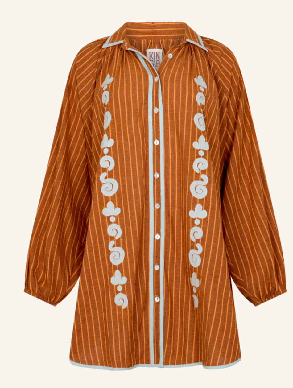 Kinga Csilla Bello Swirl Cupio Shirt Dress