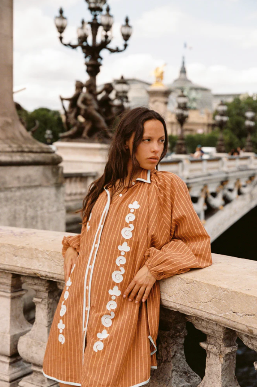 Kinga Csilla Bello Swirl Cupio Shirt Dress