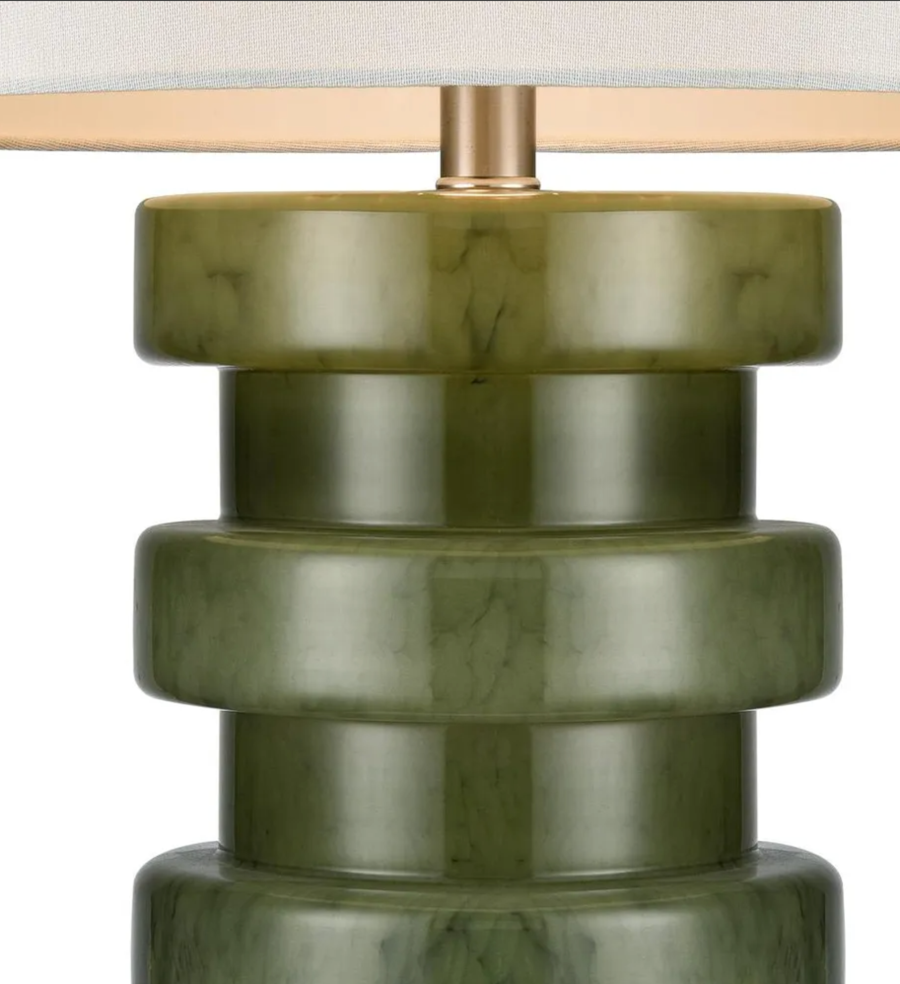 Remy Green Glass Table Lamp