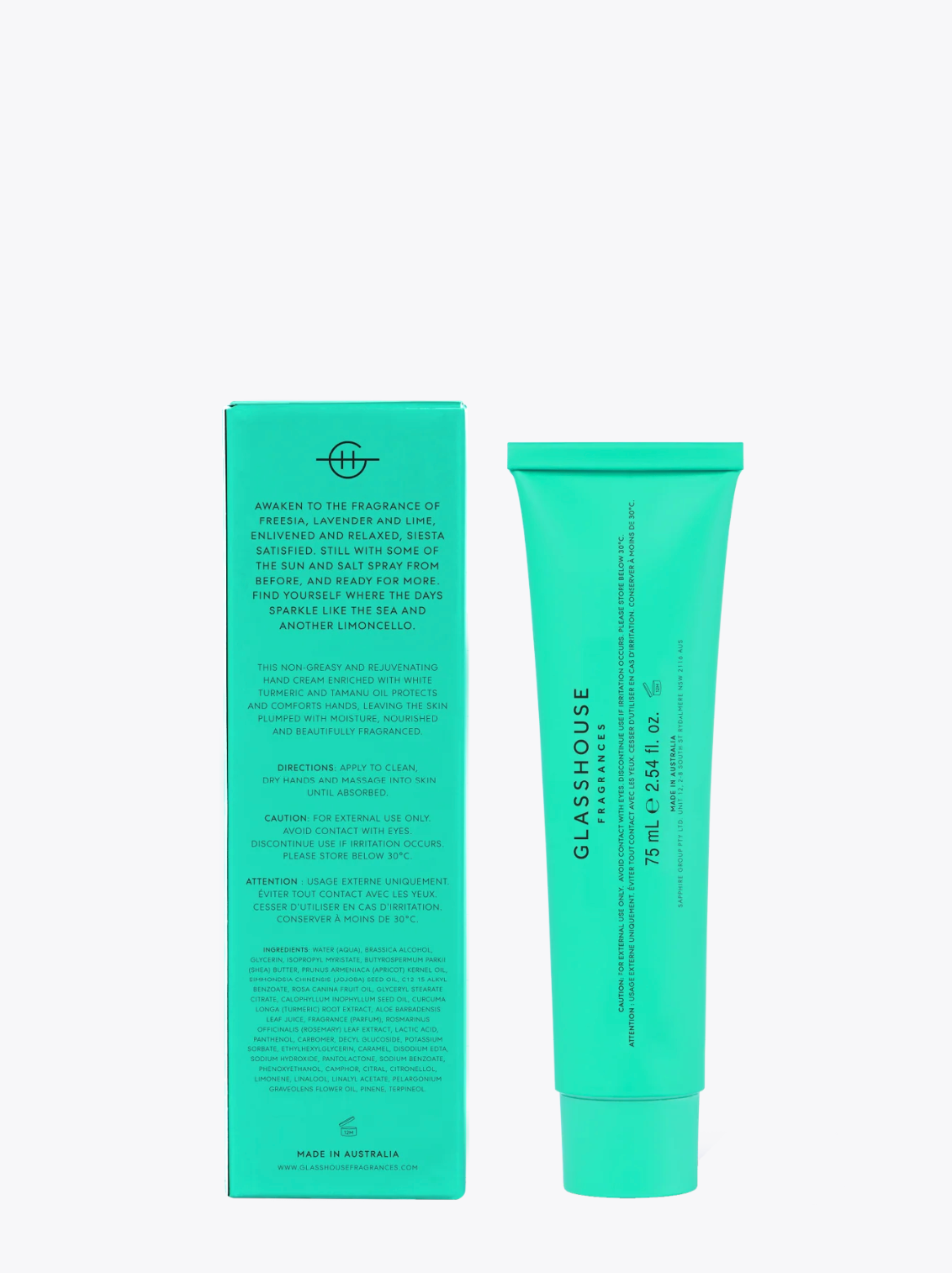 Glasshouse Handcream - Lost In Amalfi
