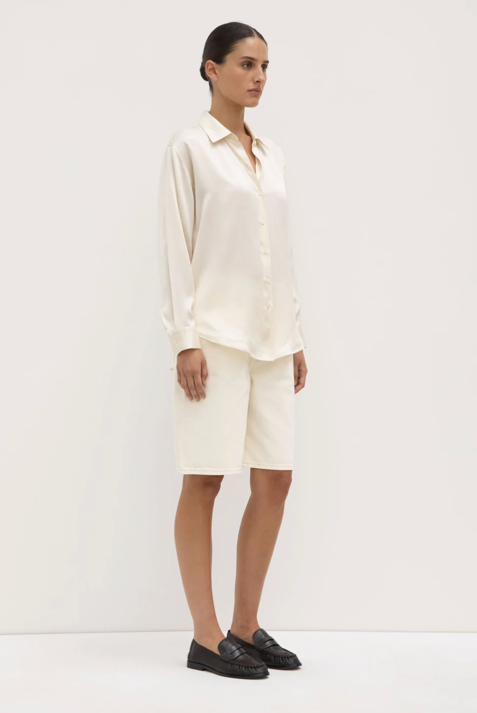 Assembly Label Pippa Silk Long Sleeve Shirt
