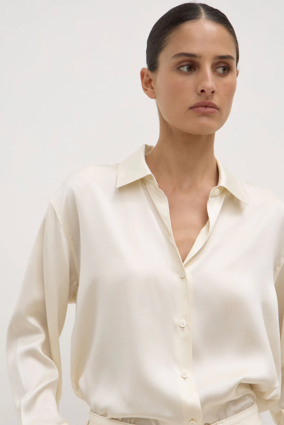 Assembly Label Pippa Silk Long Sleeve Shirt
