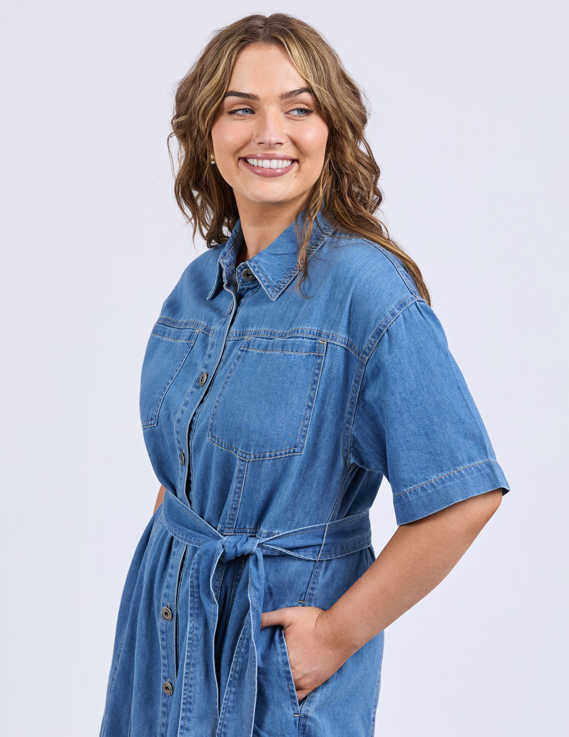 Elm Lifestyle River Denim Dress