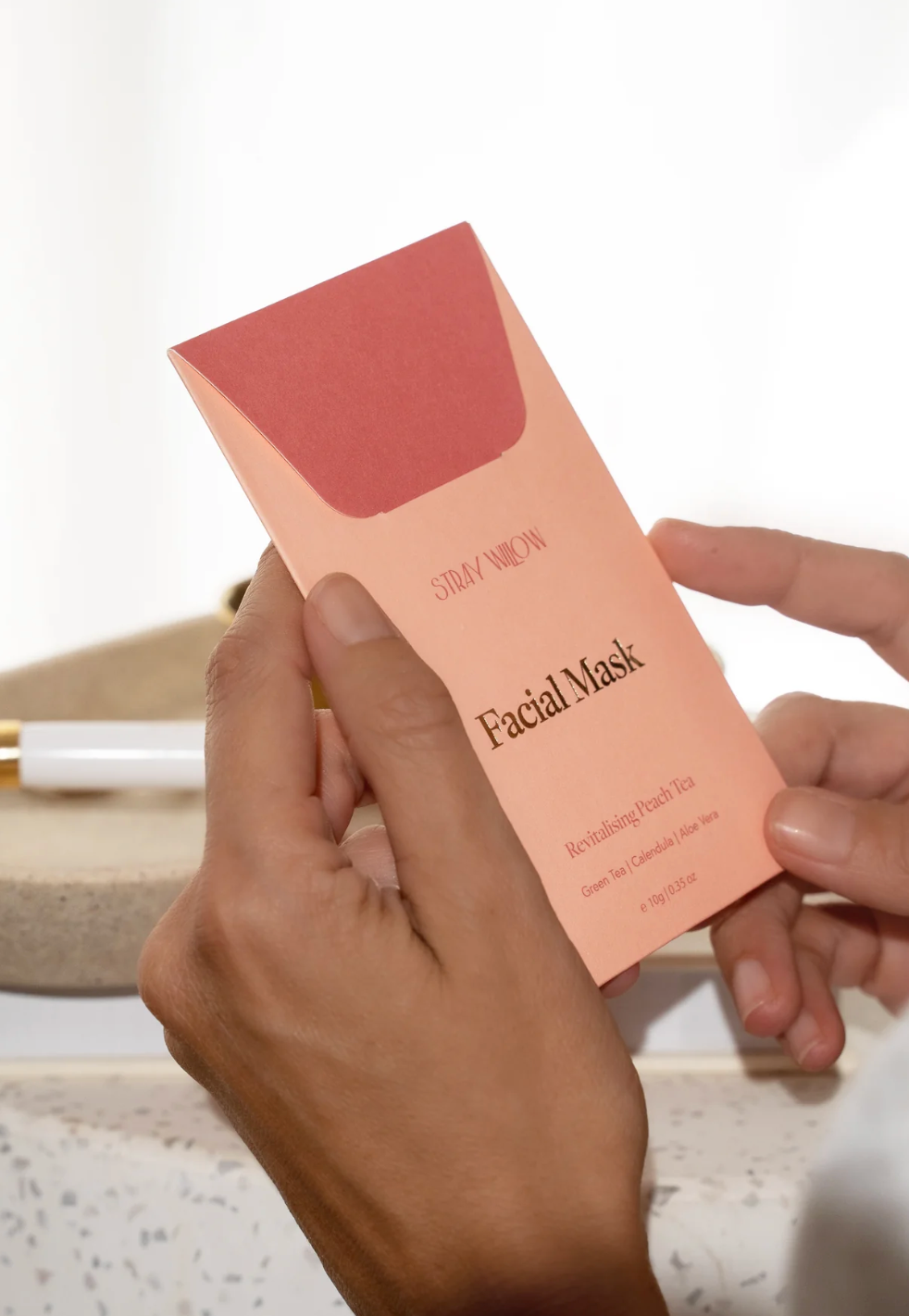 Stray Willow Facial Mask-Peach Tea