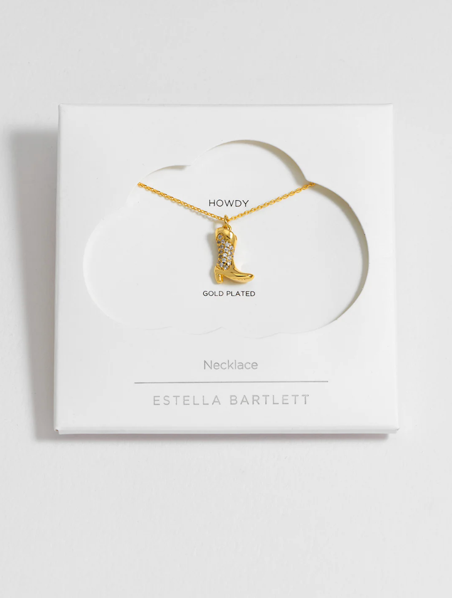 Estella Bartlett Pave Cowboy Necklace