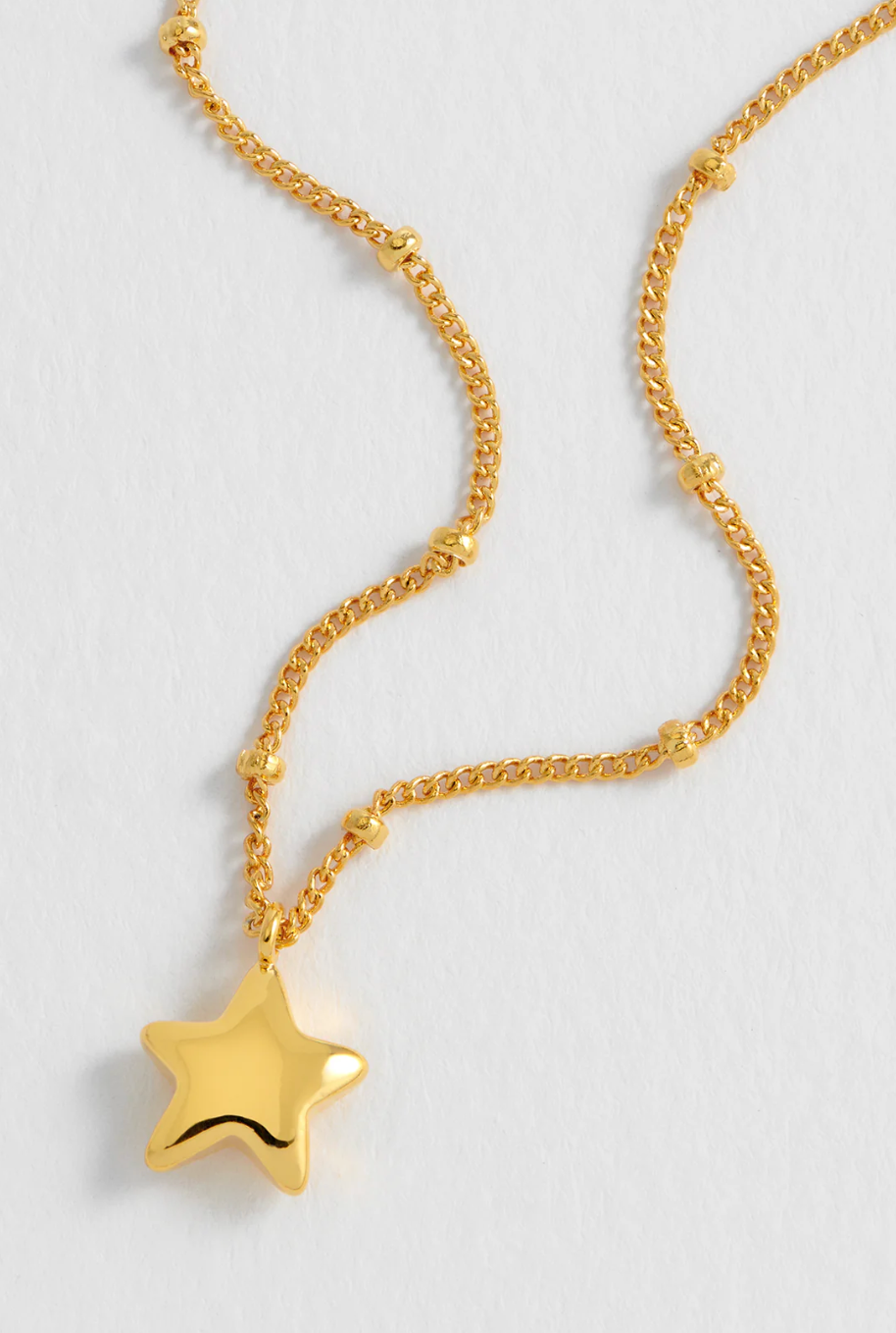 Estella Bartlett Star Pendant Beaded Chain