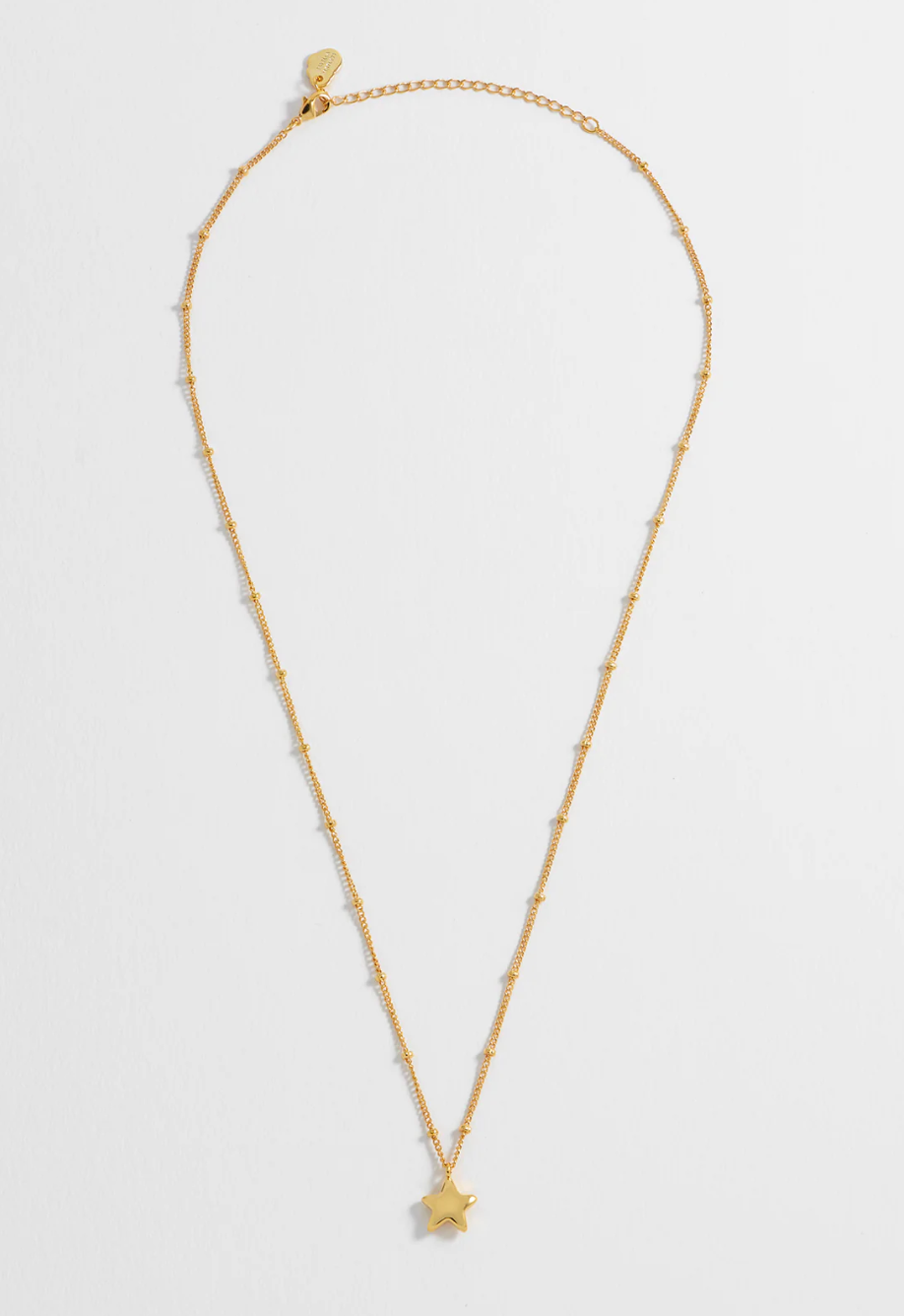 Estella Bartlett Star Pendant Beaded Chain