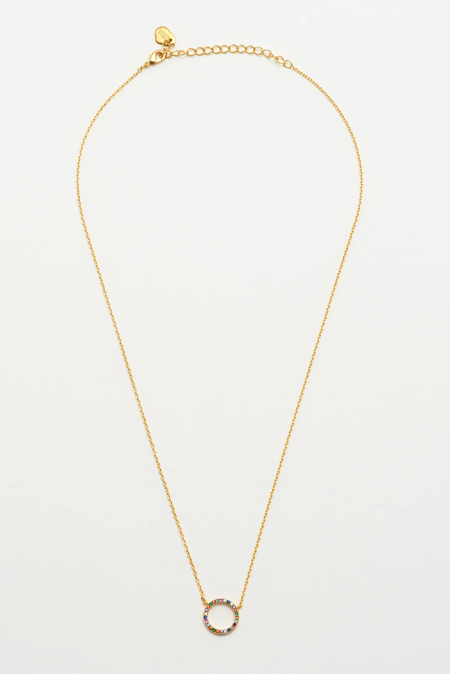 Estella Bartlett Multi Cz Circle Necklace