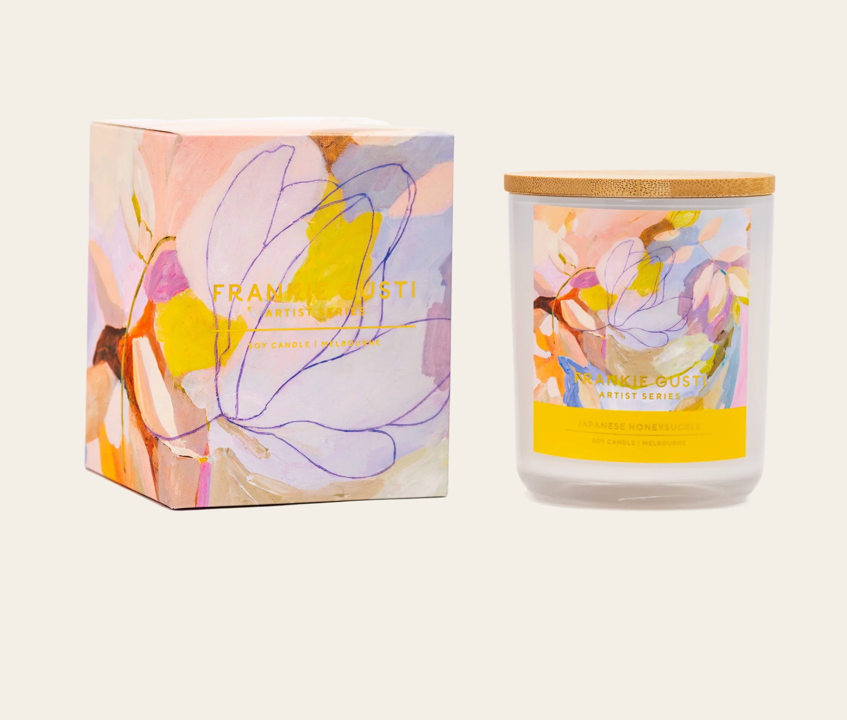 Frankie Gusti Japanese Honeysuckle Candle