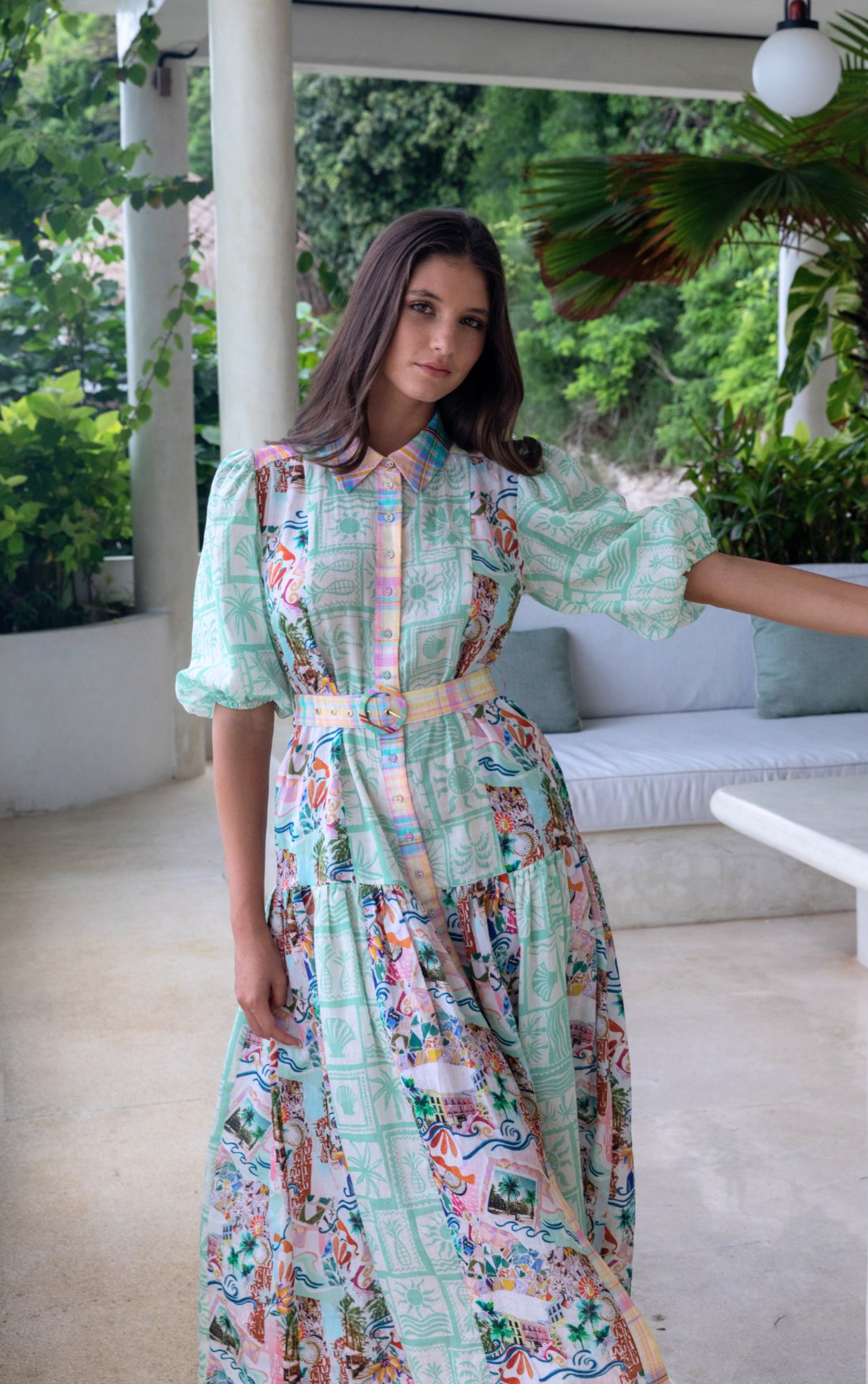 kachel maxi dress Kachel Smocked Floral Maxi Dress
