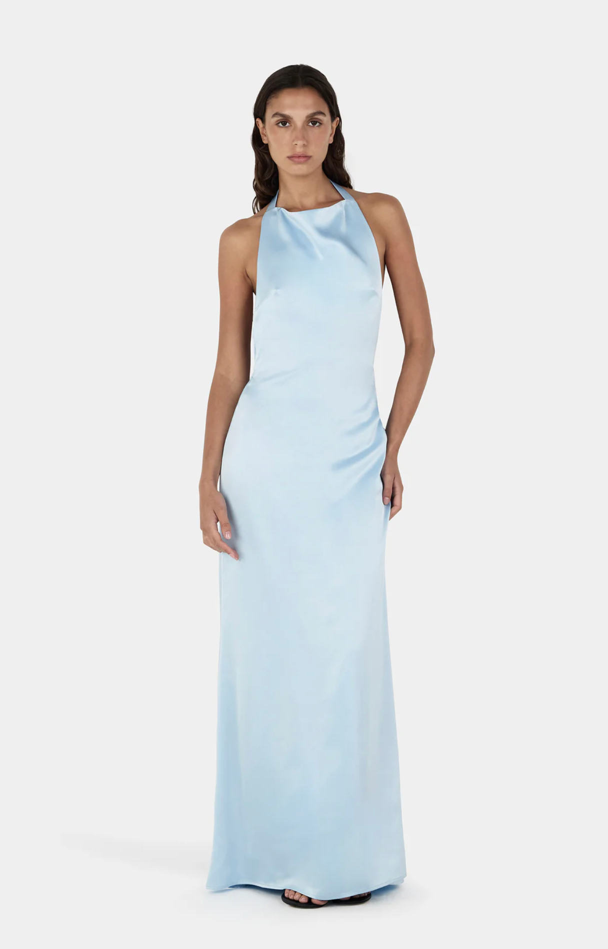Hansen & Gretel Petra Satin Backless Gown