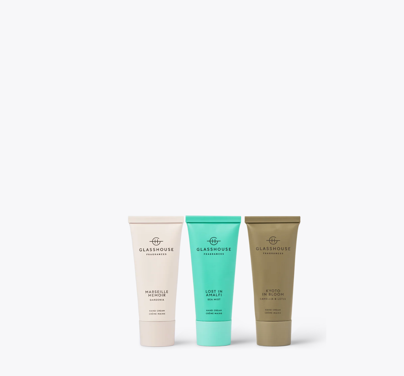 Glasshouse Hand Cream Trio