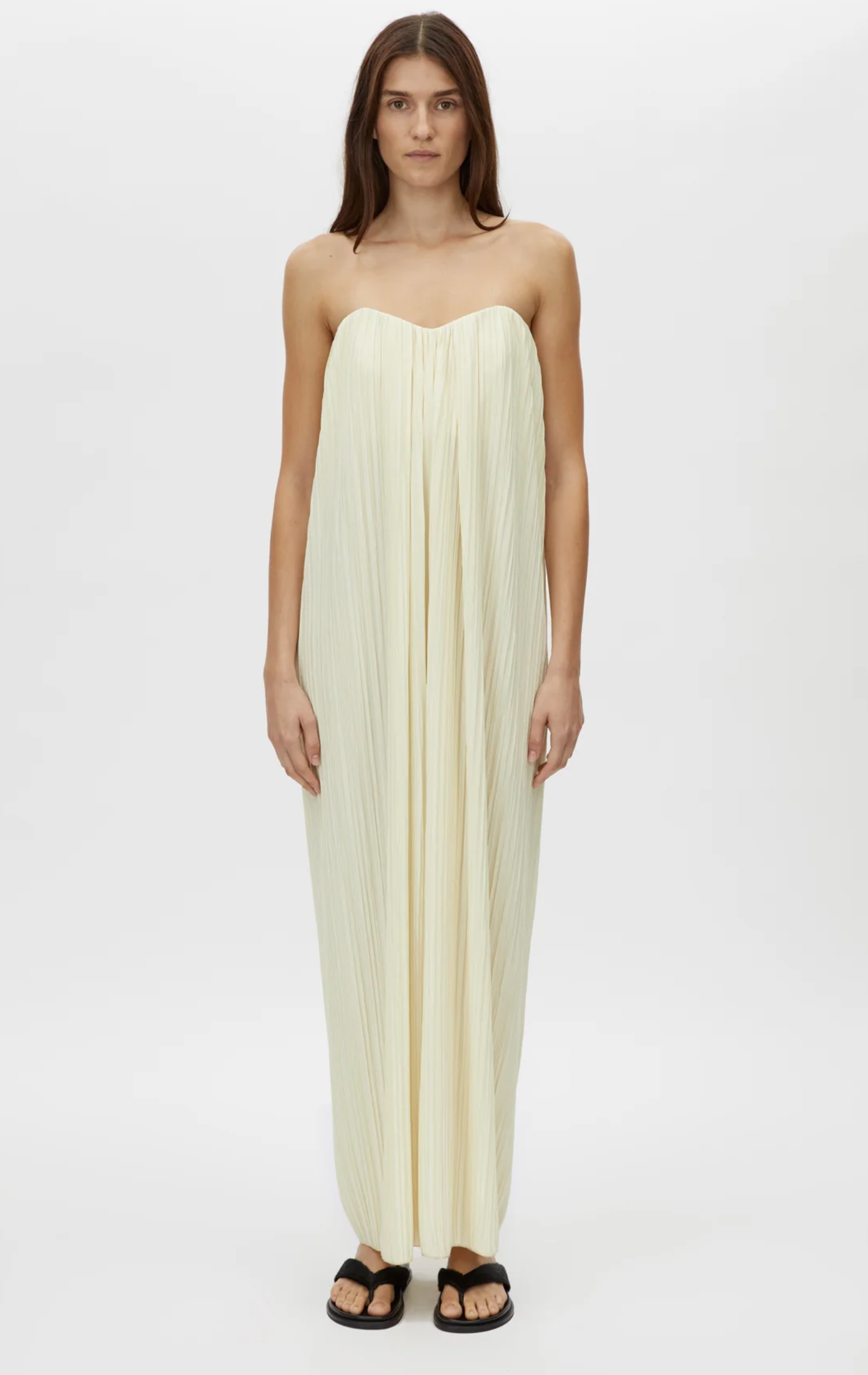 camilla and marc white silk dress Camilla & Marc Lucent Midi Dress