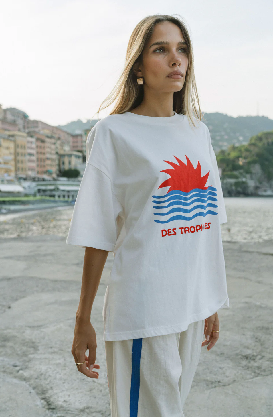 Araminta James Tropiques Oversized Tee