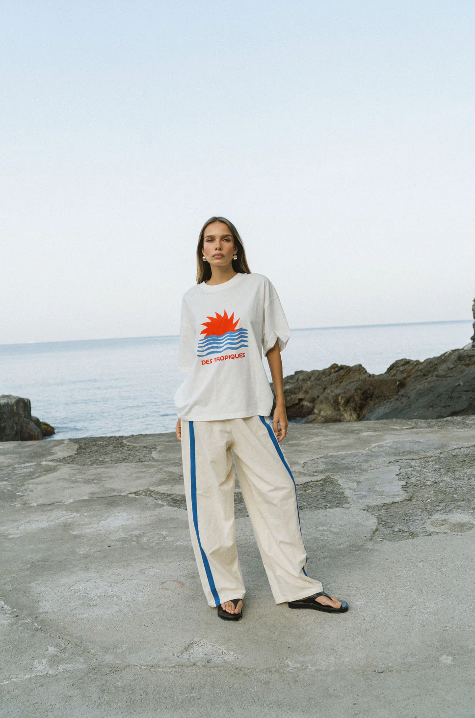 Araminta James Tropiques Oversized Tee