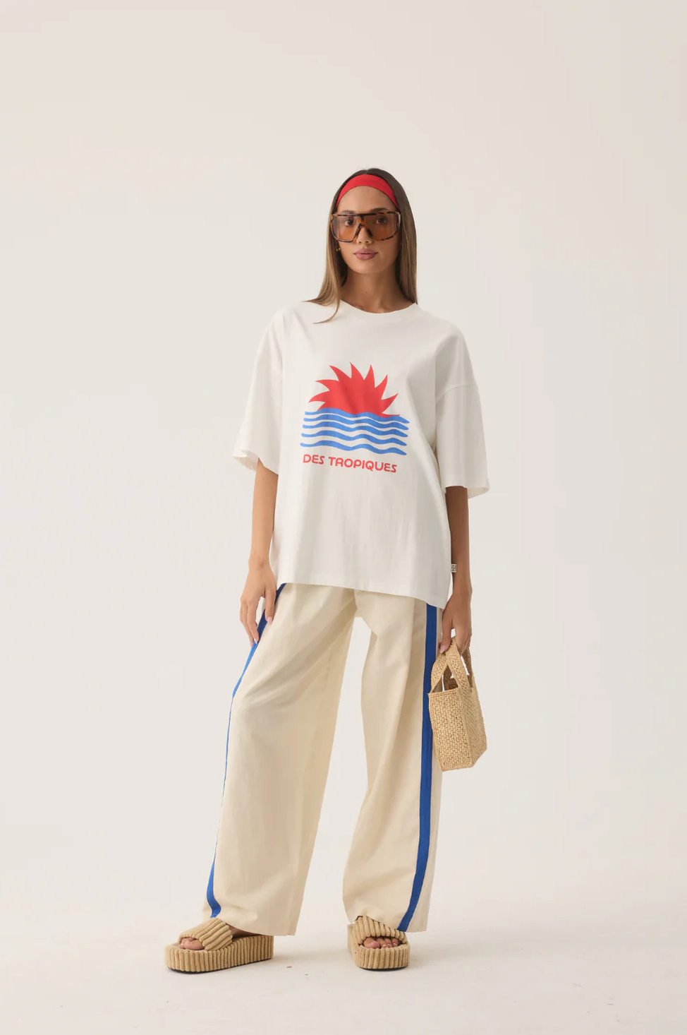 Araminta James Tropiques Oversized Tee