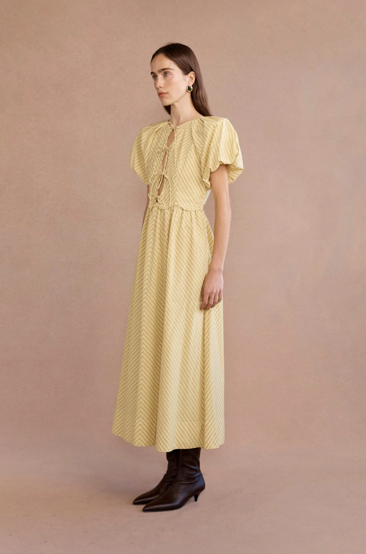 Lovaan Rose Midi Dress